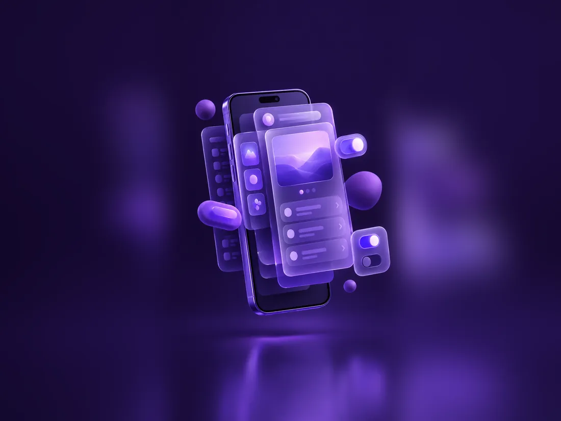 App UI/UX Design illustration