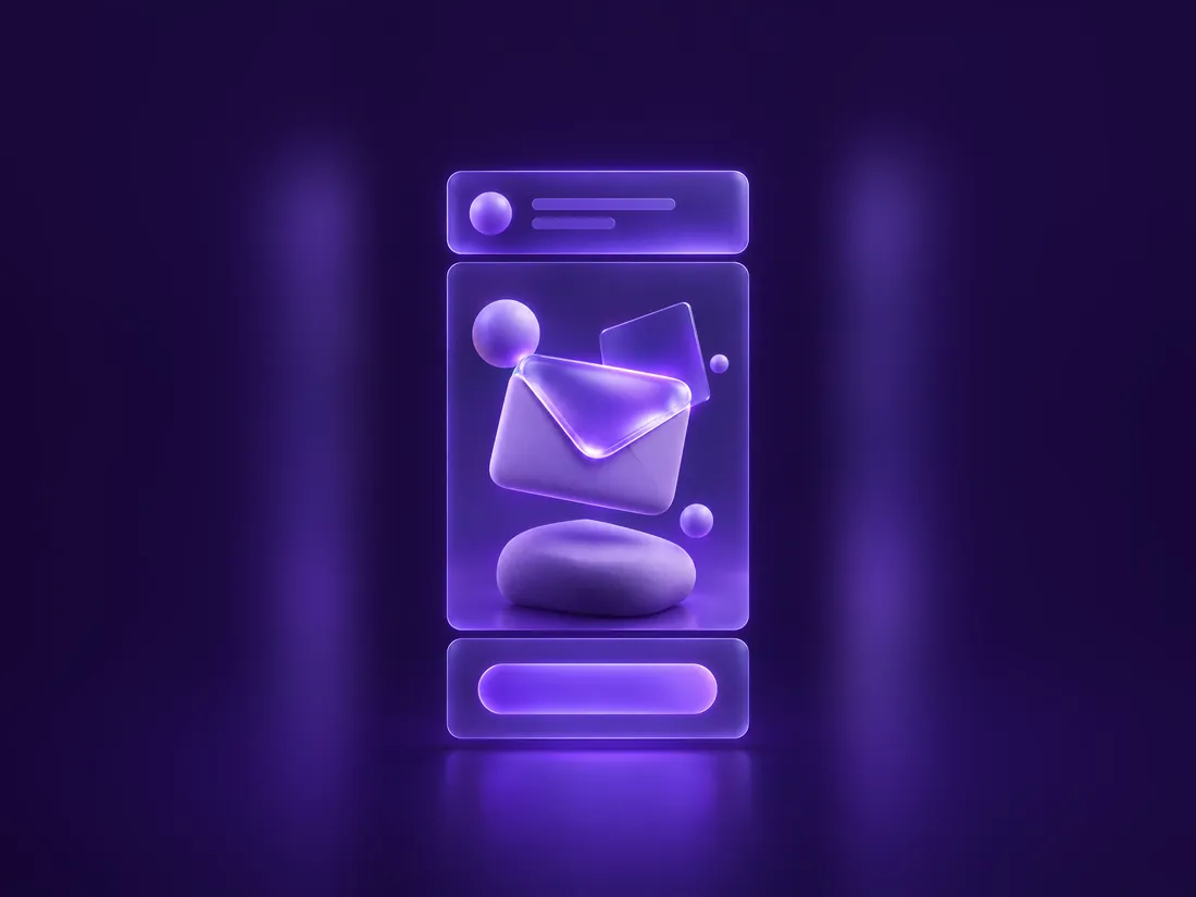 Custom Email Template Design illustration