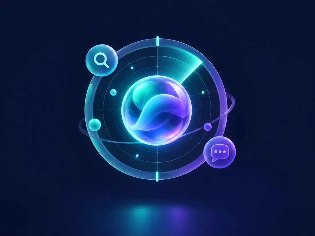 AI Visibility Check illustration
